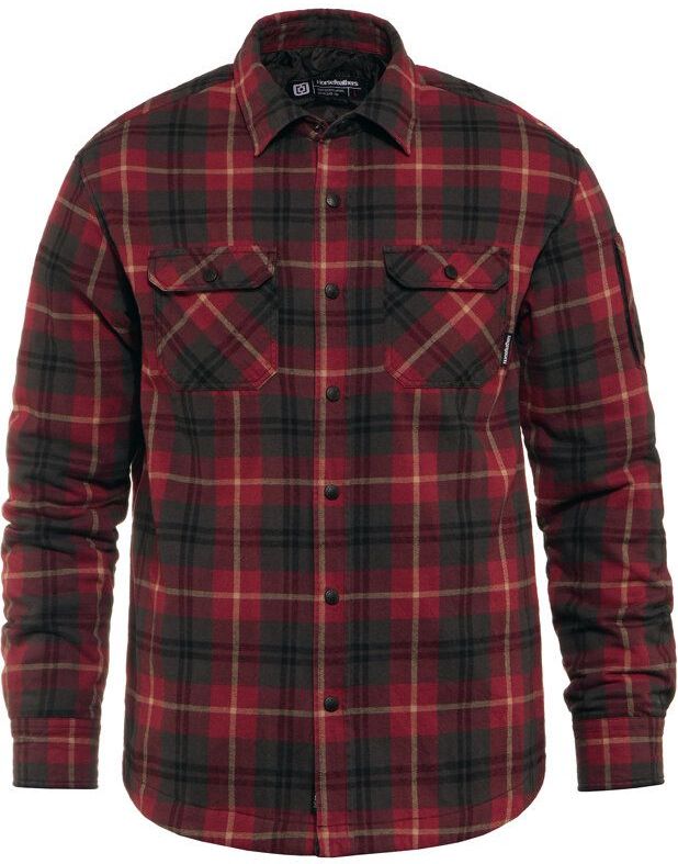 koszula męska HORSEFEATHERS DOUGH INSULATED SHIRT Redwood