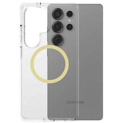 Etui PANZERGLASS Care Flagship Urban Combat Qi do Samsung Galaxy S25 Ultra Przezroczysto-żółty