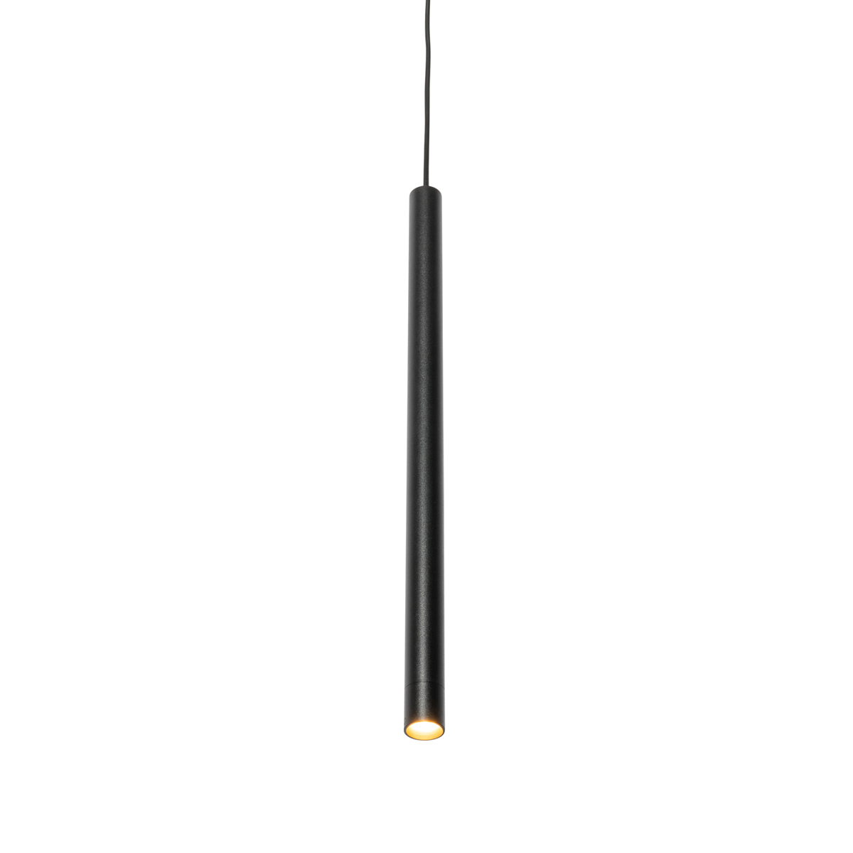 QAZQA Nowoczesna czarna lampa wisząca do systemu szynowego jednofazowego - Iconic Frini