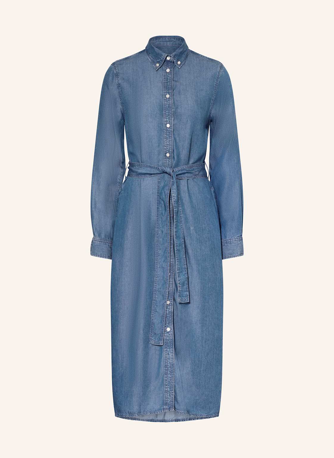 Gant Sukienka Koszulowa W Stylu Jeansowym blau