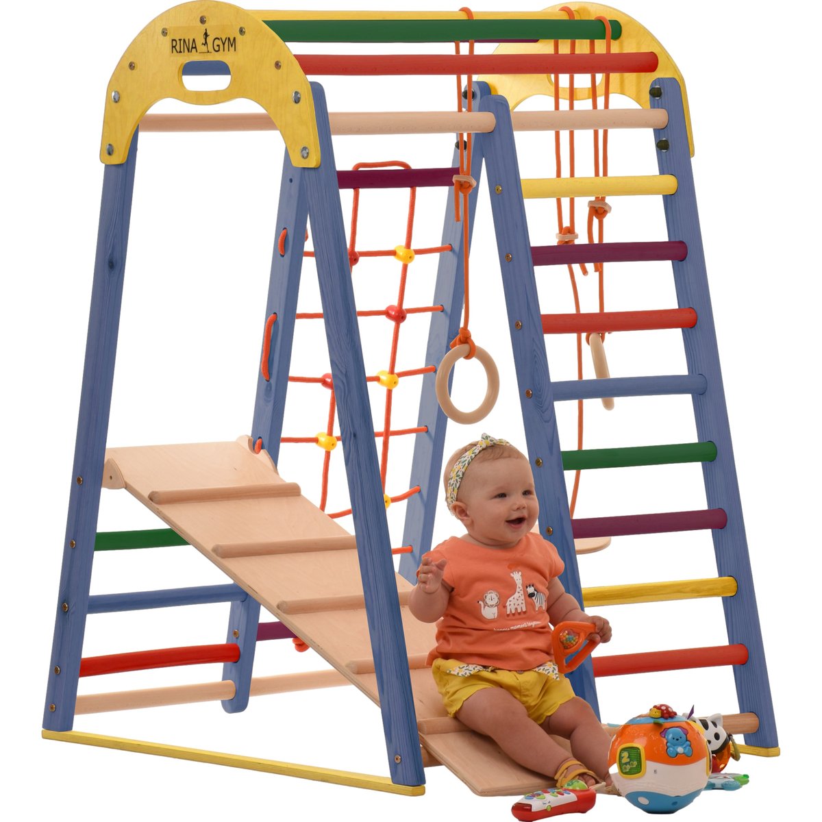 DREWNIANY PLAC ZABAW (KIDS 2 BLUE)