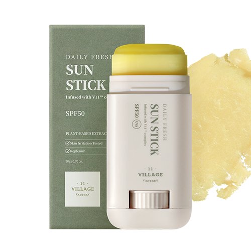 VILLAGE 11 Krem w sztyfcie z ochroną UV Daily Fresh Sun Stick SPF 50+ PA++++ 20g