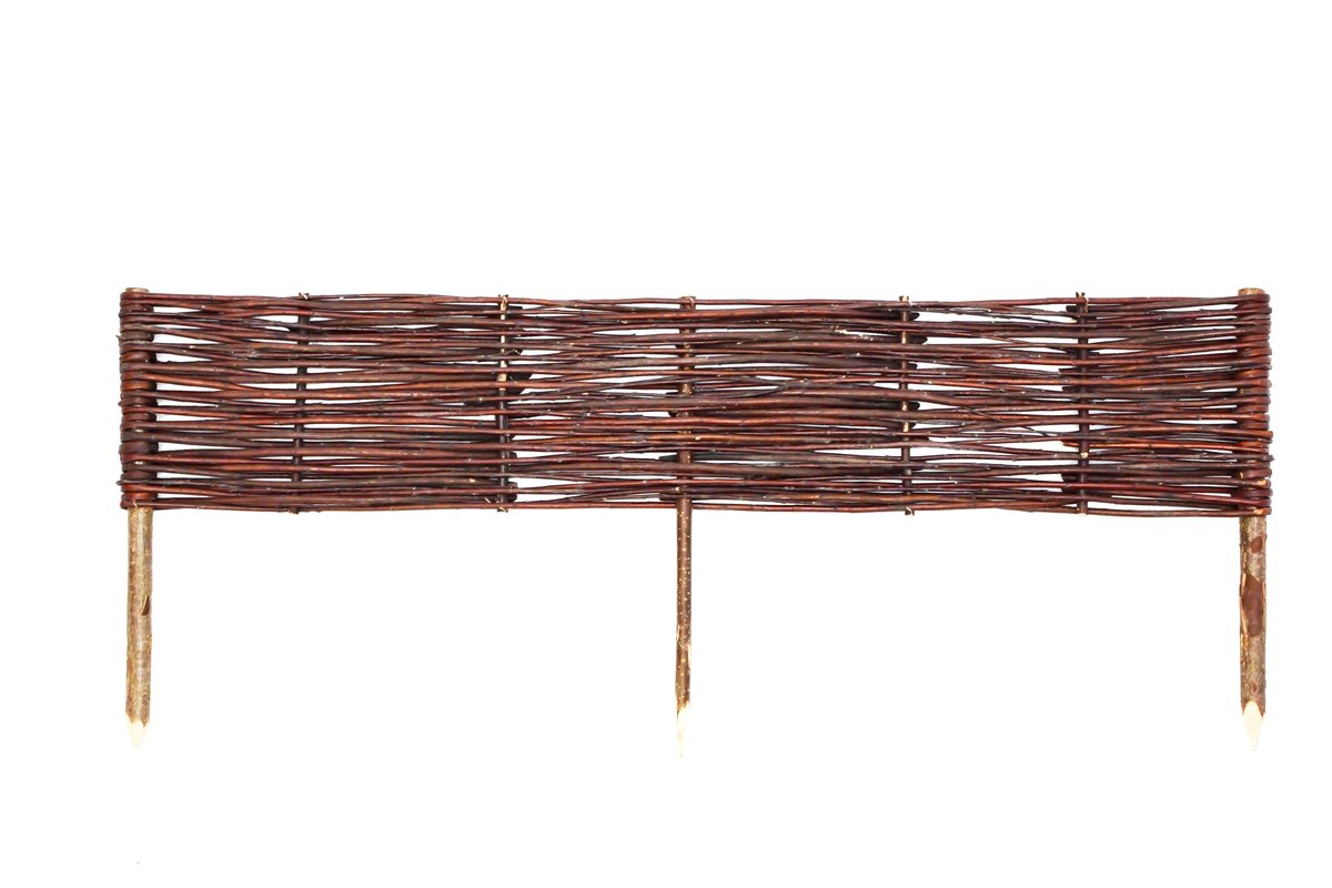 PALISADA OGRODOWA 100cmx20cm - 5 SZTUK PŁOTEK WIKLINOWY OBRZEŻE PRODUCENT