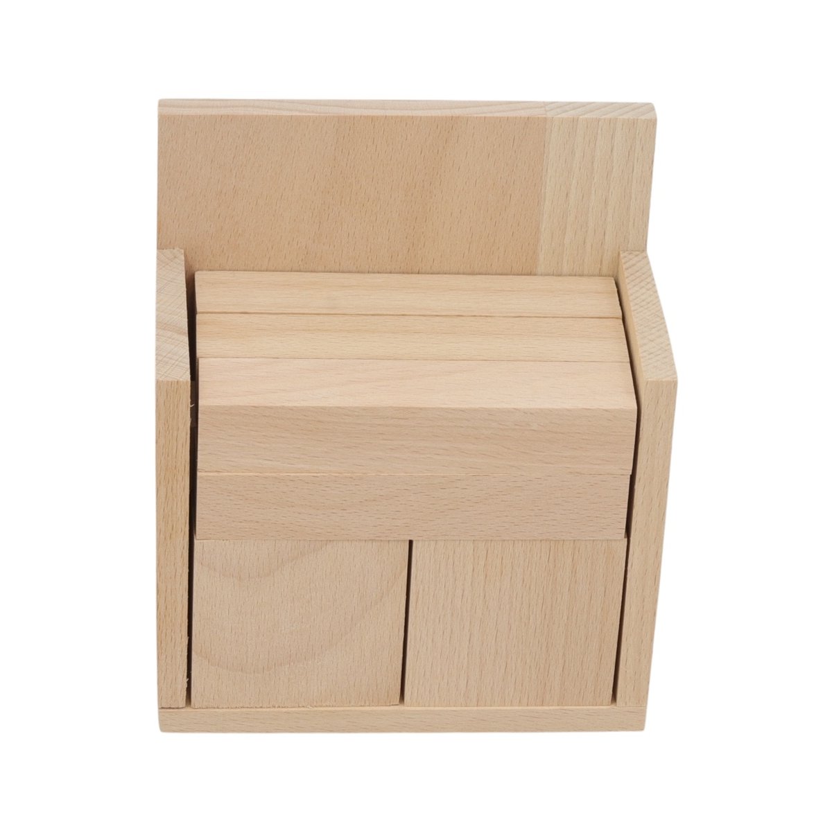 Kalendarz drewniany na biurko kostki ozdoby naturalny do decoupage pusty