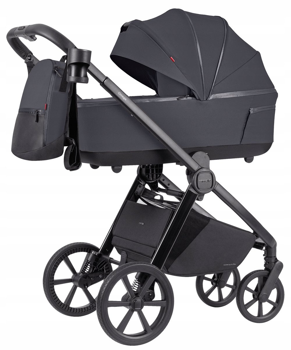 Wózek dziecięcy 2w1 CARRELLO Omega Plus CRL-6540/1 Meteor Grey