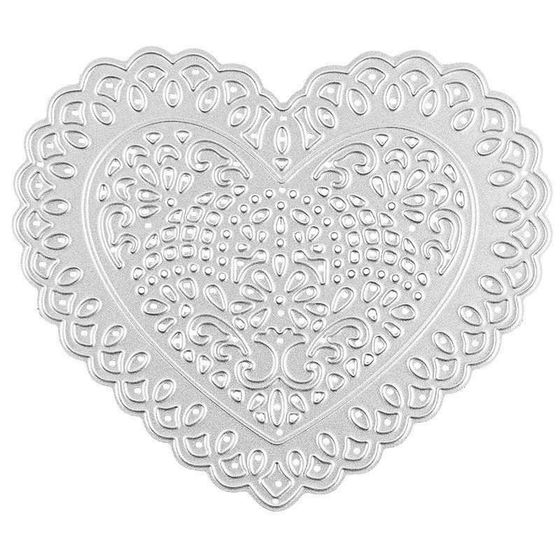 Wykrojnik do papieru, serce rozm. 10,2 x 8,8 cm