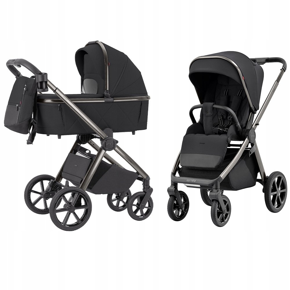 Wózek dziecięcy 2w1 CARRELLO Omega CRL-6530/1 Absolute Black
