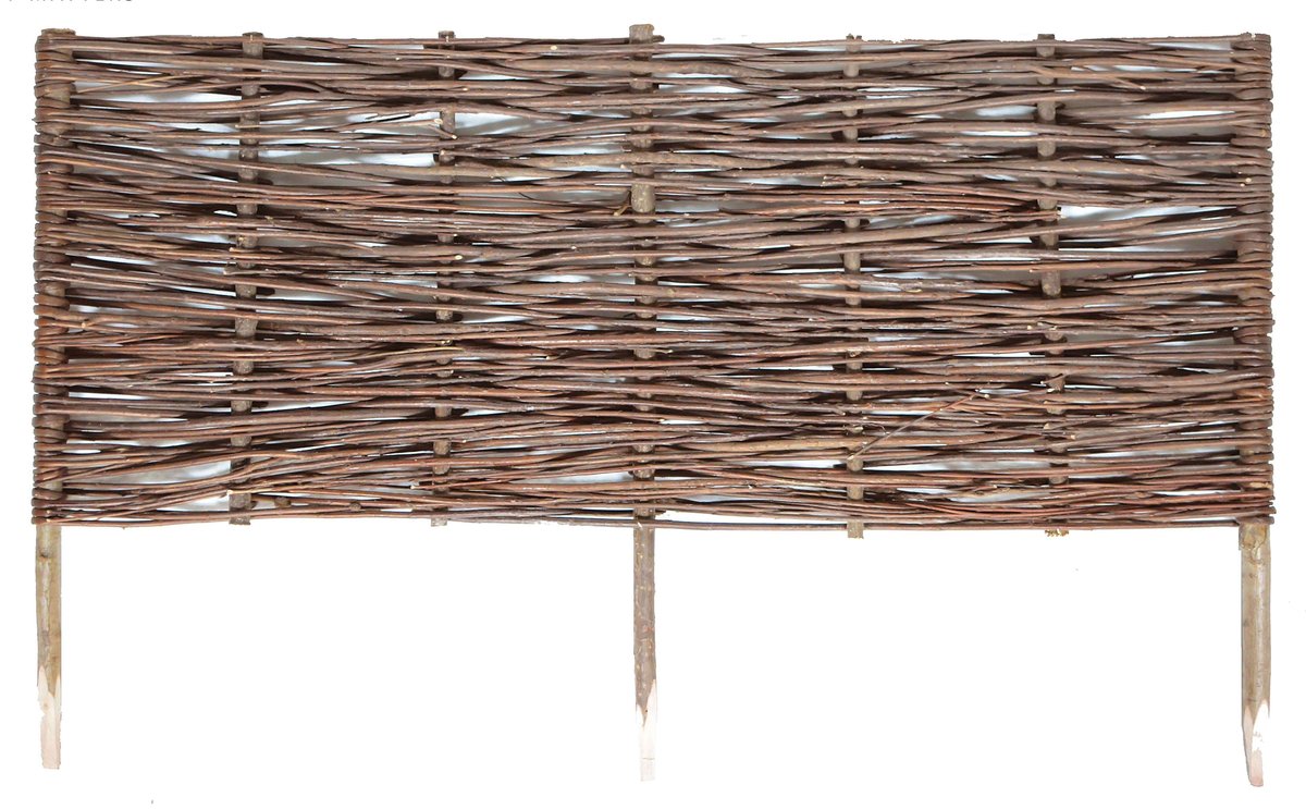 PALISADA OGRODOWA 100cmx40cm - 5 SZTUK PŁOTEK WIKLINOWY OBRZEŻE PRODUCENT
