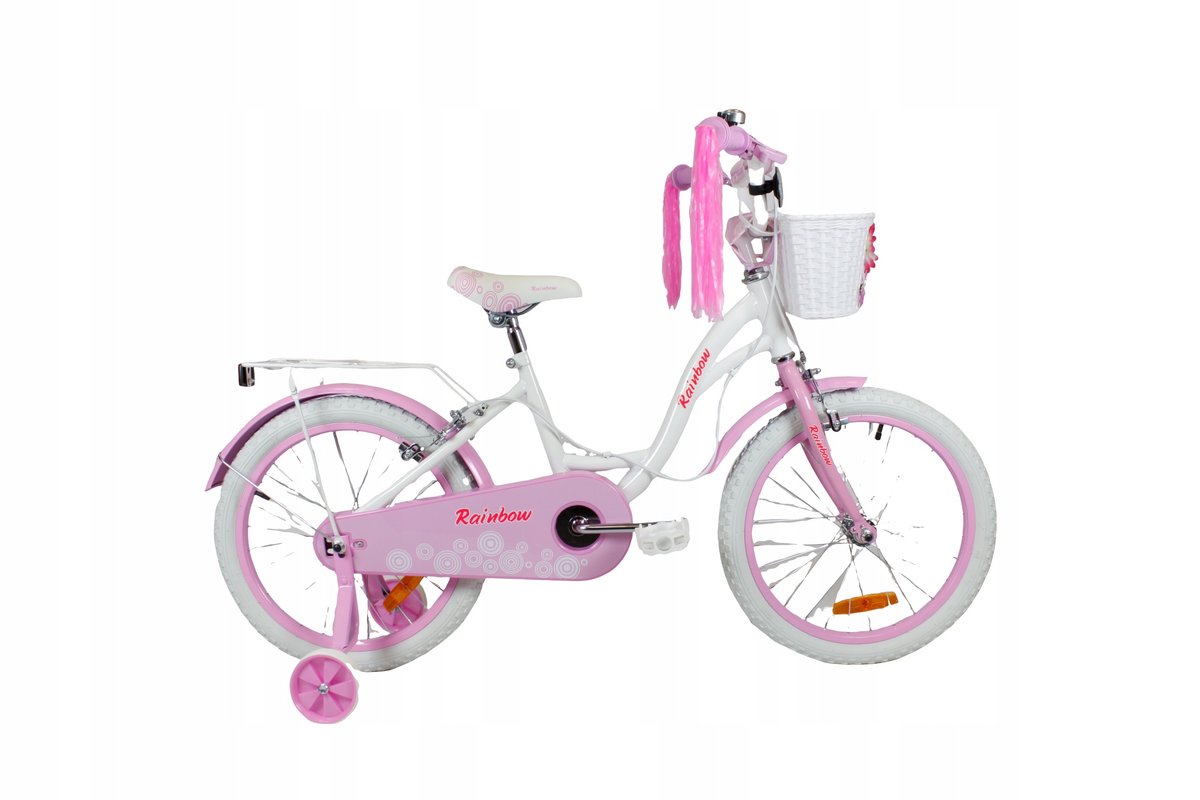 Rower dziecięcy SIrox Rainbow White koło 18