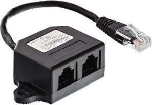 InLine InLine® ISDN splitter, 1 -> 2, 0.15m, with resistors