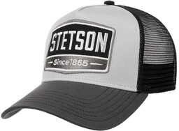 Czapka Highway Trucker by Stetson, szaro-czarny, One Size Small