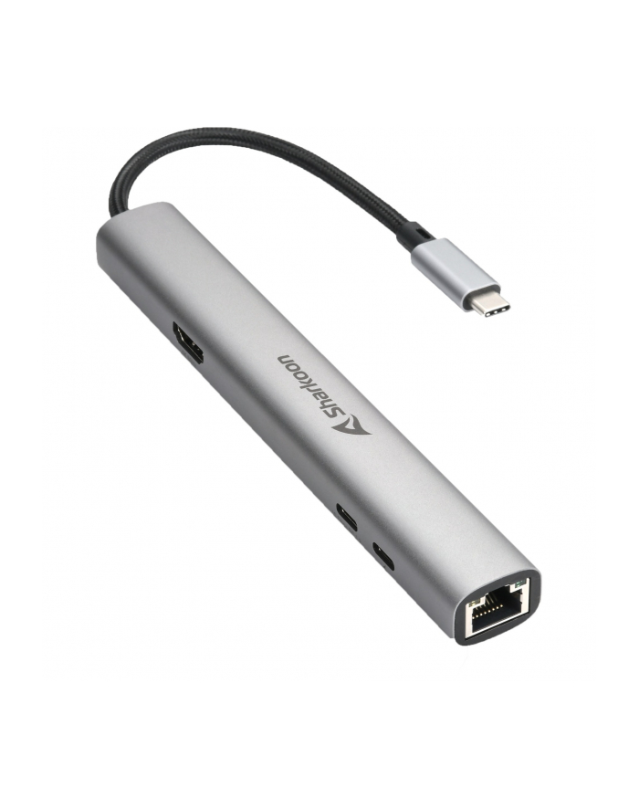 Sharkoon OfficePal Combo Adapter, docking station gray 4044951040704