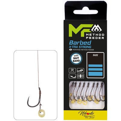 Przypon MIKADO Method Feeder HMFB2805G-12DB 0.12mm / 10cm