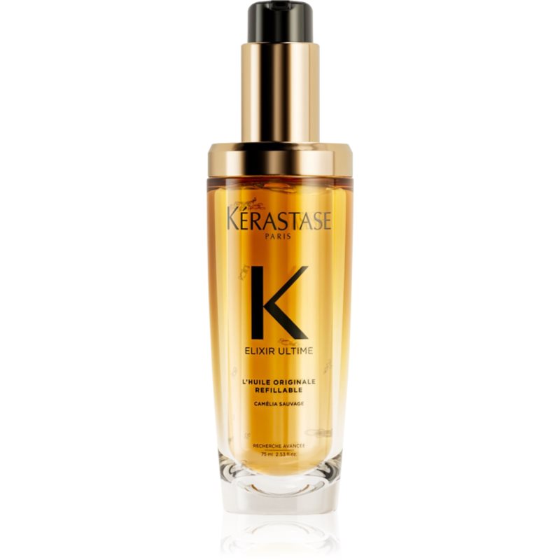 Kérastase - Elixir Ultime - Oryginalny Olejek Do Włosów Do Wielokrotnego Napełniania - Elixir Ultime Oil 75ml Full Pack - Dla Kobiet