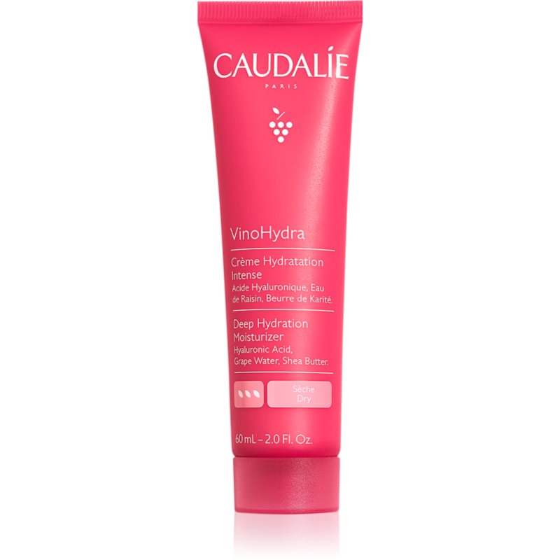 Caudalie VinoHydra Deep Hydration Moisturizer krem głęboko nawilżający do skóry suchej 60 ml