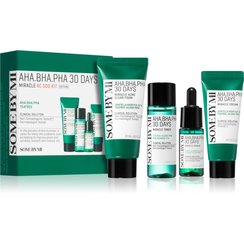Some By Mi Some By Mi Aha-Bha-Pha 30 Days Miracle Ac S.O.S Kit - 30 ml, 10 ml, 20 g, 30 ml 2102027