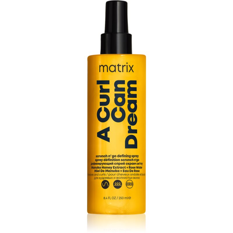 Matrix A Curl Can Dream, spray Scrunch n'Go do włosów falowanych i kręconych, 250ml