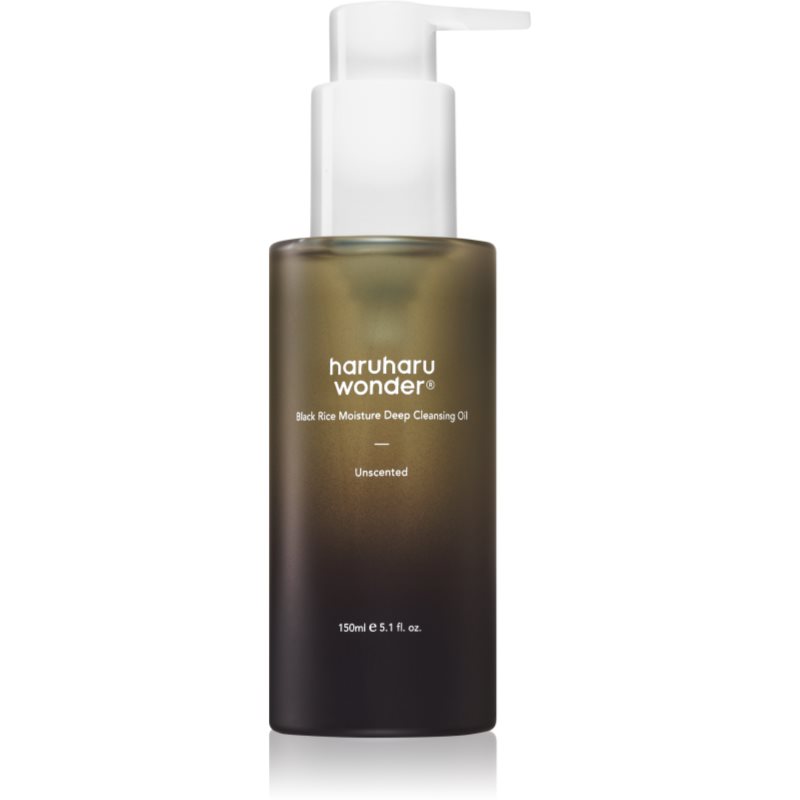 Black Haruharu Wonder Haruharu Wonder Rice Moisture Deep Cleansing Oil - 150 ml 2101438