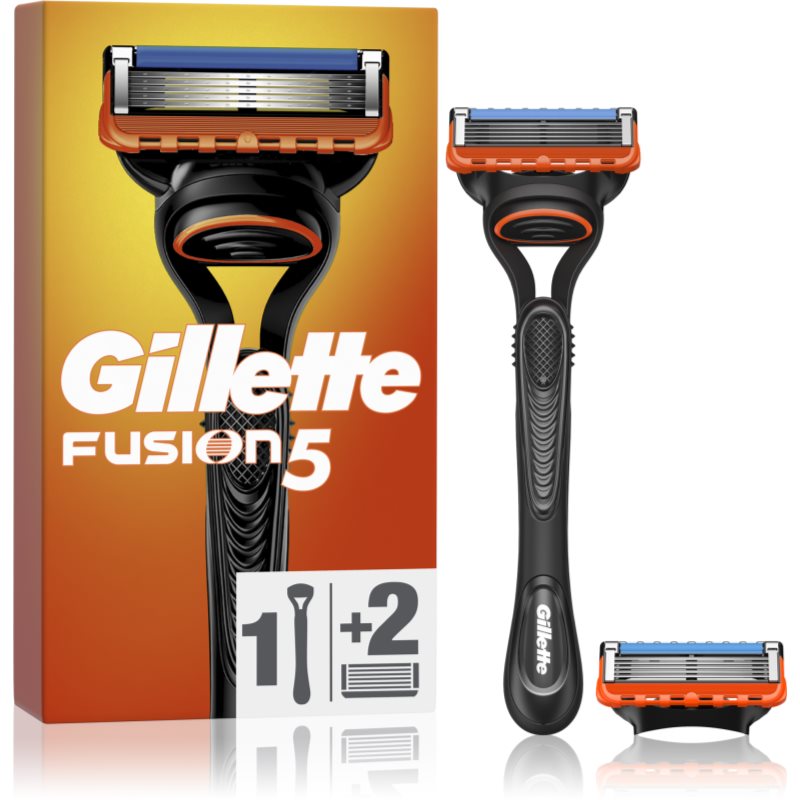 Gillette Fusion M) maszynka do golenia + 2 wkłady