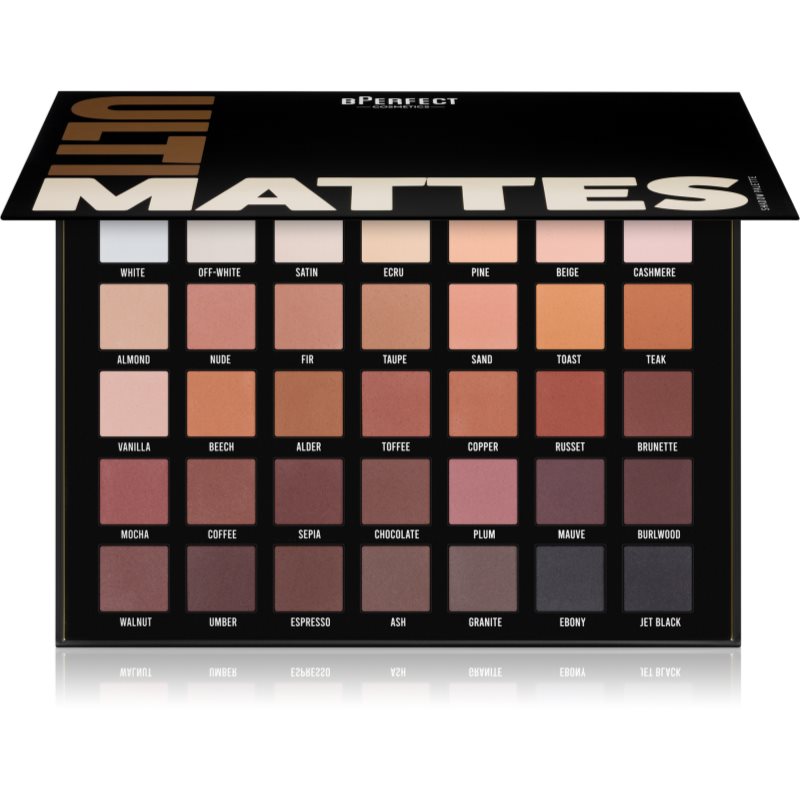 BPerfect Ultimattes Paleta 35 Cieni do Powiek