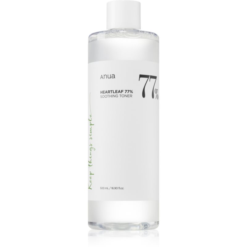 Anua Heartleaf 77% Soothing Toner, Tonik Do Twarzy, 500ml