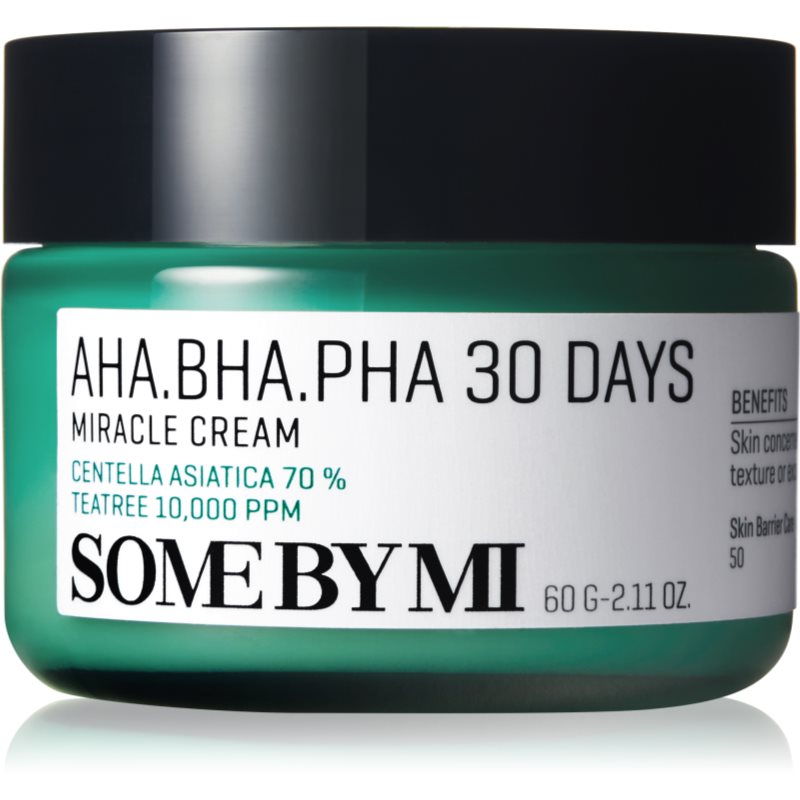 Some By Mi Some By Mi 30 Days Miracle Cream Krem z naturalnymi kwasami AHA, BHA i PHA
