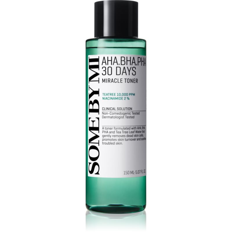 Some By Mi SomeByMi AHA/BHA/PHA 30days Miracle Toner Tonik oczyszczający z kwasami AHA/BHA/PHA 150ml 47261-uniw