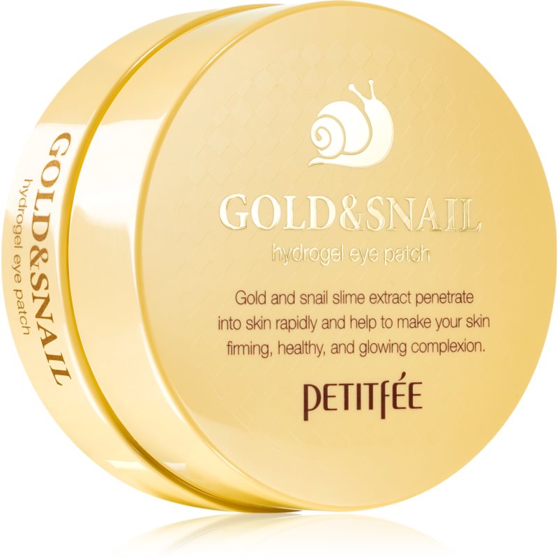 PETITFEE Gold Snail Płatki hydrożelowe pod oczy 60