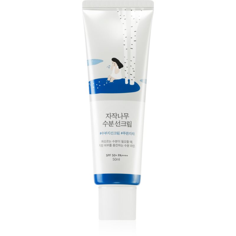 ROUND LAB Birch Juice Moisturizing Sunscreen nawilżający krem ochronny SPF 50+ 50 ml