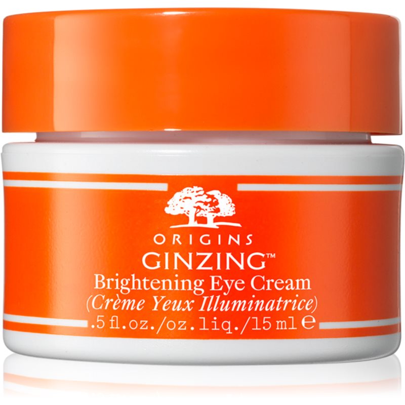 Origins GinZing™ Brightening Eye Cream rozświetlający i zmniejszający obrzęk krem pod oczy z witaminą C i niacynamidem COOL 15ml