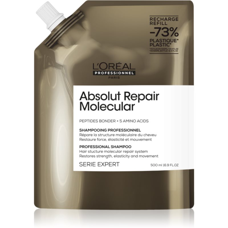 L'Oréal Professionnel Absolut Repair Molecular Professional Shampoo Szampon do włosów Napełnienie 500 ml