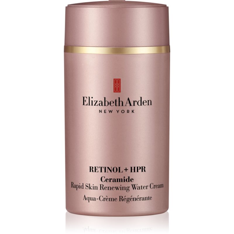 Elizabeth Arden, RETINOL + HPR Ceramide Aqua-Regenerujący krem (50 ml), mocny krem przeciwzmarszczkowy, przeciwstarzeniowy i nawilżający