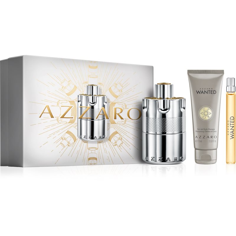 Azzaro Wanted Zestaw woda perfumowana 100 ml + woda perfumowana 10 ml + żel pod prysznic 75 ml