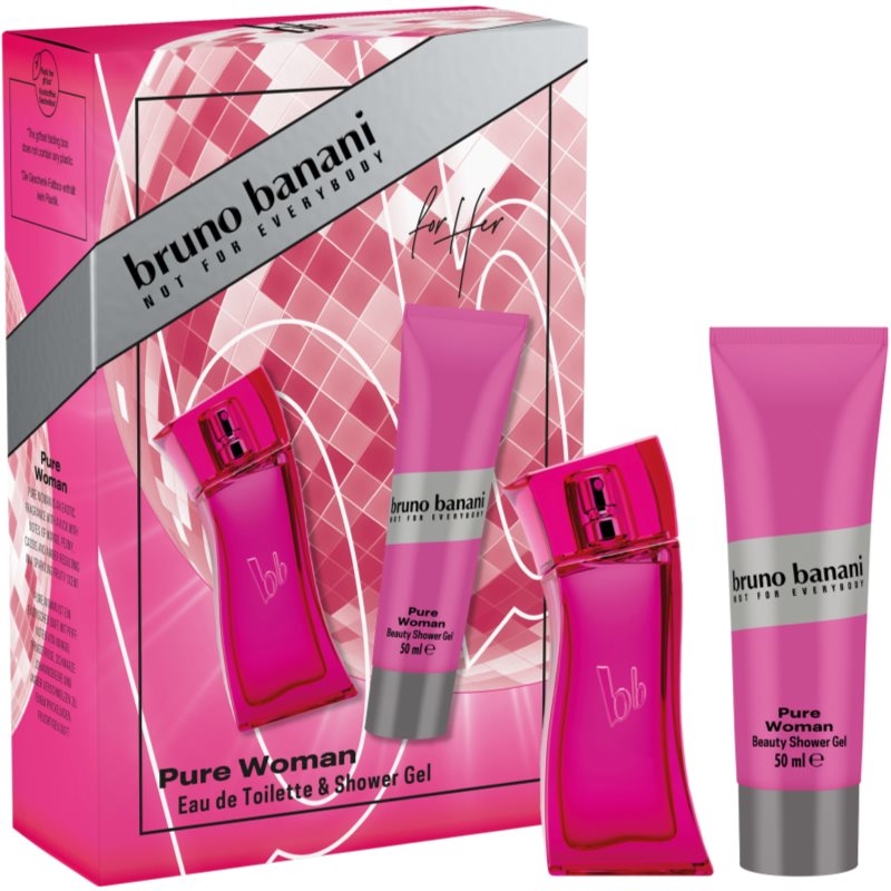 Bruno Banani Pure Woman Zestaw woda toaletowa 30 ml + żel pod prysznic 50 ml