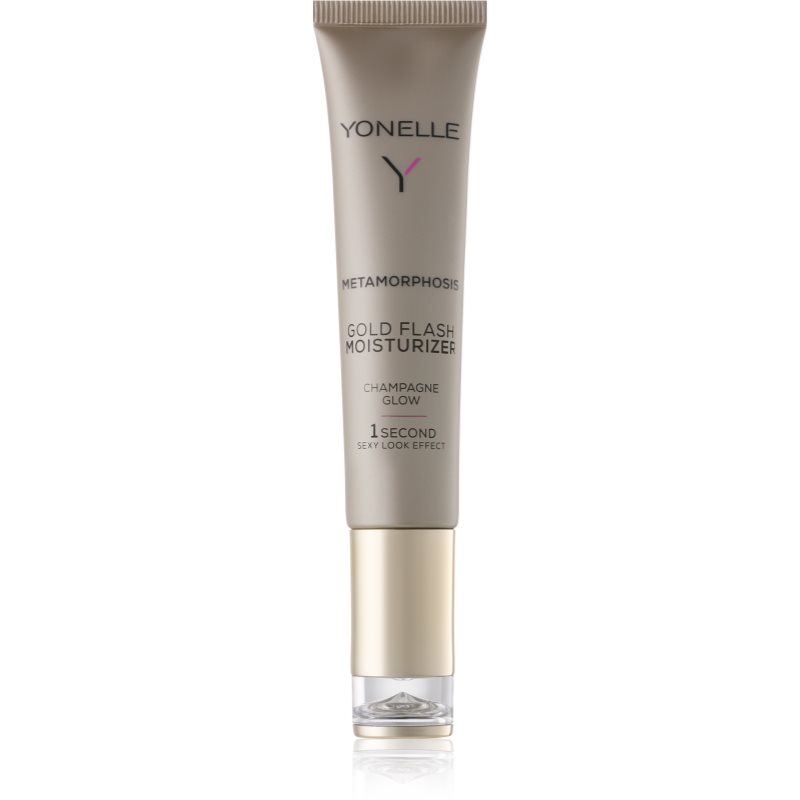 Yonelle Metamorphosis Gold Flash Moisturizer Champagne Glow 25 ml Rozświetlający nawilżacz ze złotymi drobinkami LETNIA WYPRZEDAŻ DO 80%