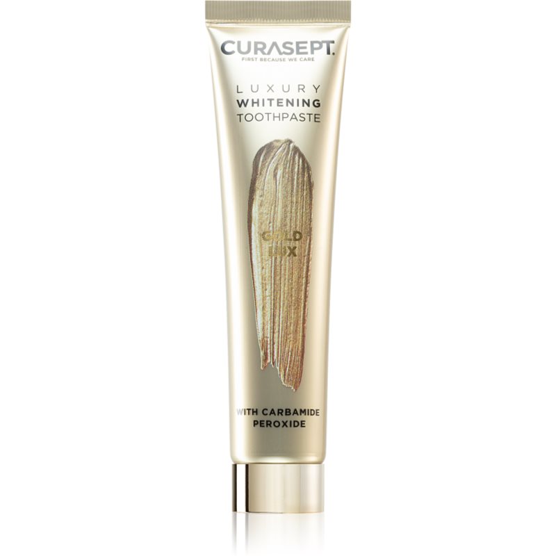 CURASEPT Gold Luxury - Wybielająca pasta do zębów z cząsteczkami złota 75 ml