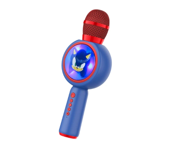 OTL Technologies Sonic the Hedgehog PopSing LED Light Up Wireless Karaoke 5W Ciemnoniebieski