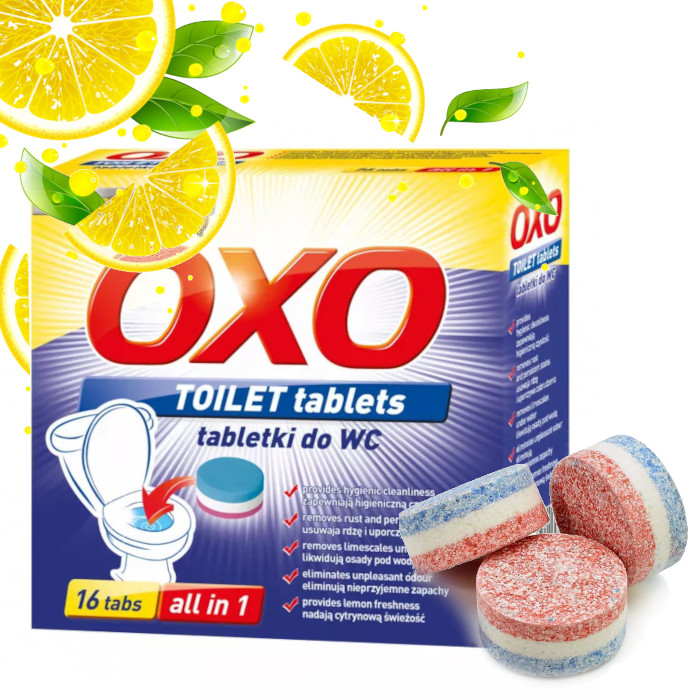 OXO Toilet Tablets 16szt (tabletki dodo czyszczenia różnych typów wc)