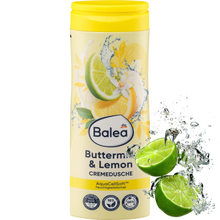 Balea Cremedusche Buttermilk & Lemon Gel 300ml (żel pod prysznic)