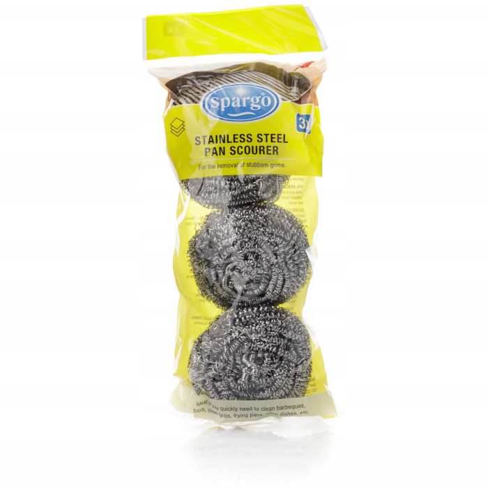 Stainless Steel Pan Scourer 3szt (druciak stal nierdzewna)