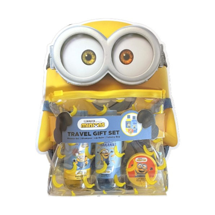 Minions Travel Set Szampon: 60ml + Gel: 60ml + Balm: 10ml