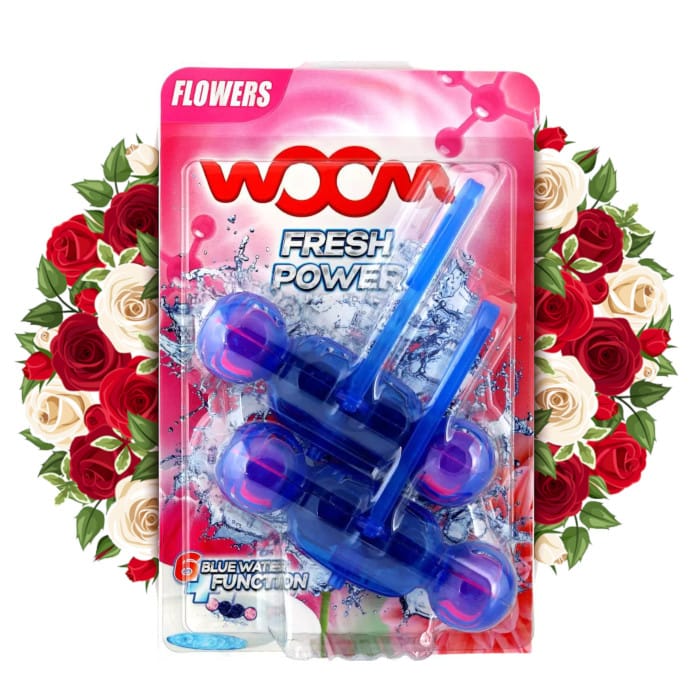Woom Flowers WC 2x55g (zawieszka wc do muszli toaletowych)
