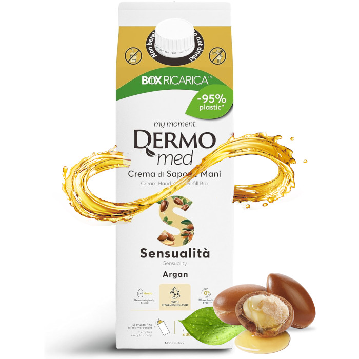 Dermomed Crema di Sapone Mani Relax Argan 900ml (mydło w płynie)