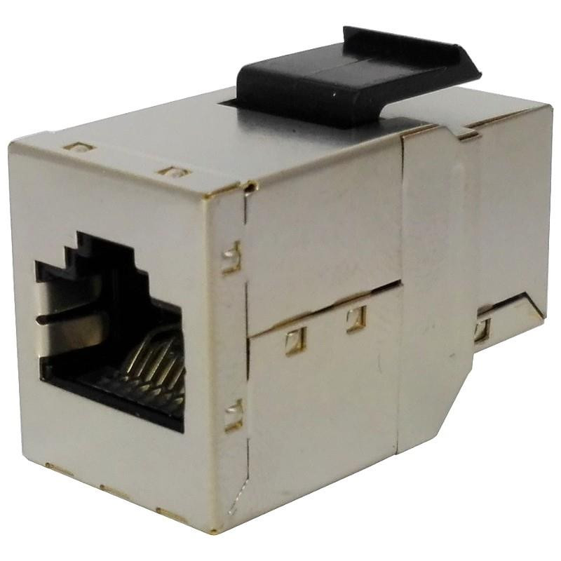 Łącznik przewodów rj45-rj45 netrack kat. 6a stp 106-90