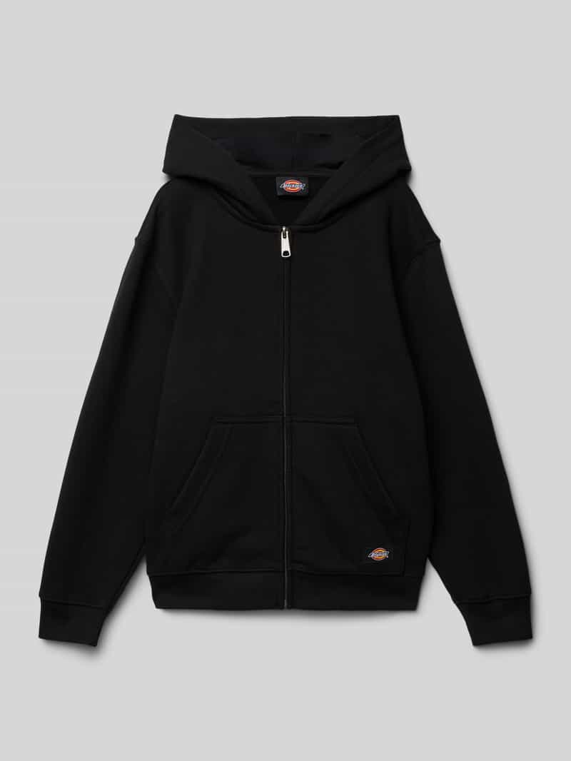 Bluza rozpinana z naszywką z logo model ‘TERRY’