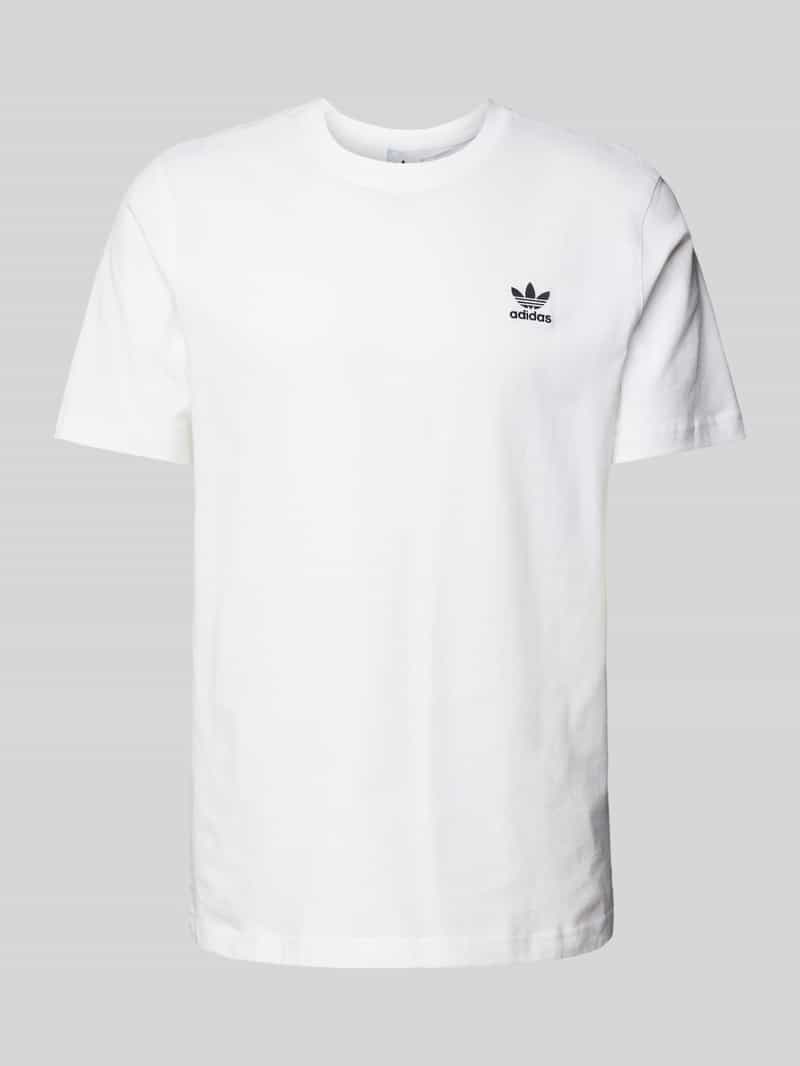 T-shirt z wyhaftowanym logo