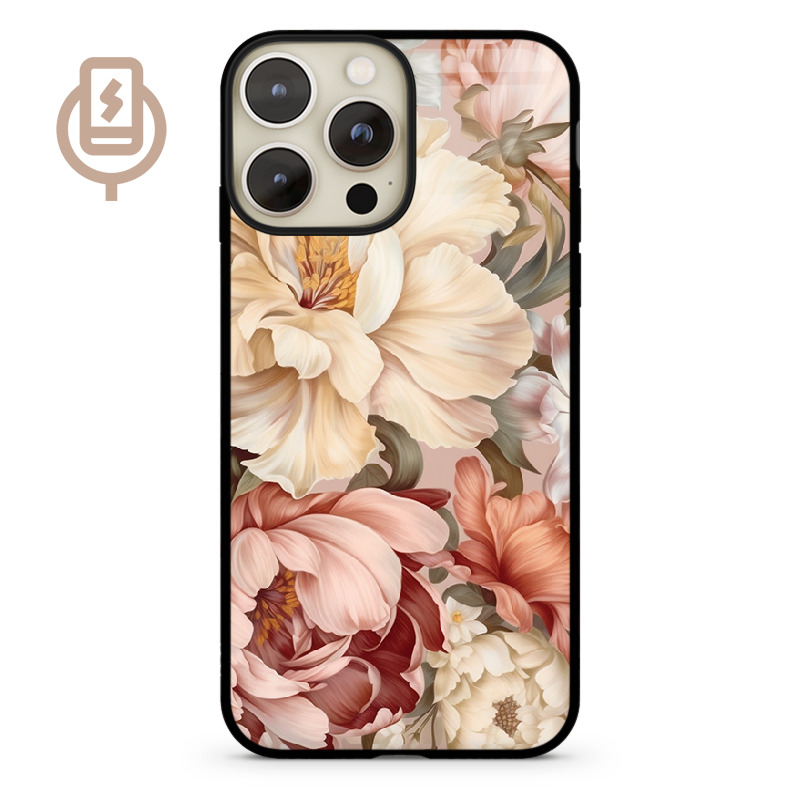 Bukiet kwiatów - iPhone 14 Pro Etui szklane flexible indukcyjne