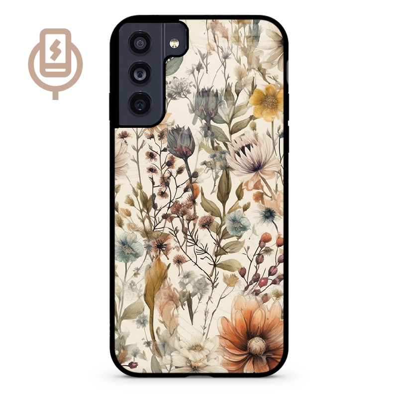 Łąka beż - Galaxy S23 Plus Etui szklane flexible indukcyjne