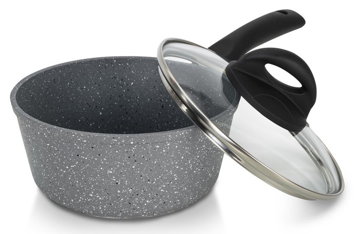 Rondel z ceramiczną powłoką Stonite 16 cm + pokrywka gratis