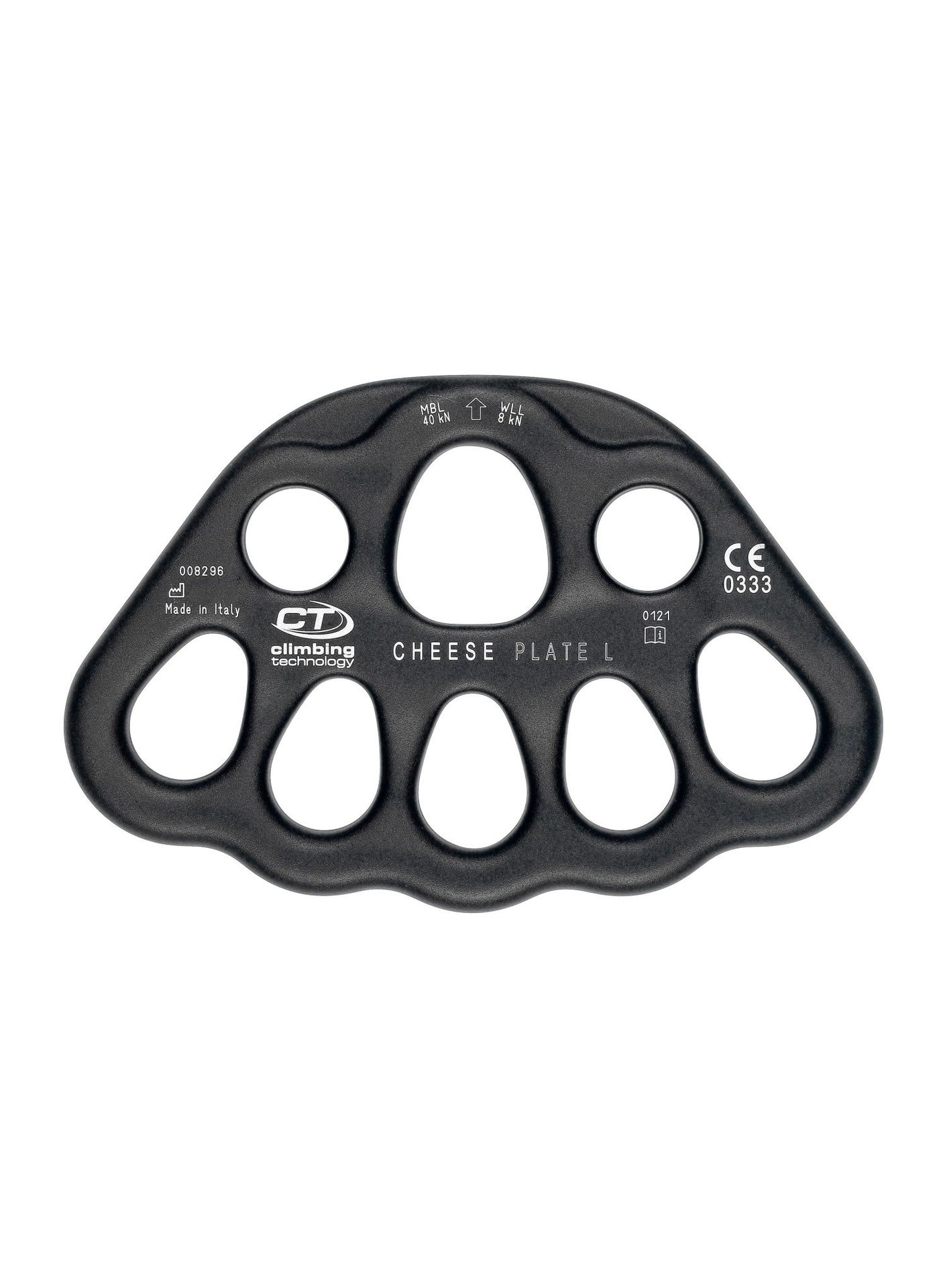 Płytka stanowiskowa Climbing Technology Cheese Plate L - black